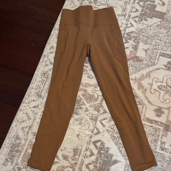 Athleta Pants - Athleta Brown High-Waisted Leggings